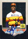 Autographed JR RICHARD UD 1970's Decade Card