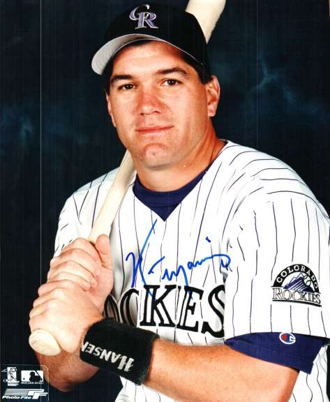 AUTOGRAPHED KIRK MANWARING 8X10 Colorado Rockies Photo