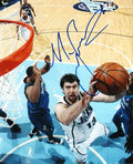 Autographed MEHMET OKUR Utah Jazz Photo