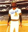 AUTOGRAPHED TOMMY HARPER photo  -  Oakland A's