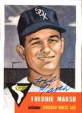 Autographed FREDDIE MARSH 1953 Topps Archives Card