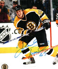 Autographed DAVID TANABE Boston Bruins  Photo