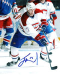 Autographed JASON WARD Montreal Canadiens Photo