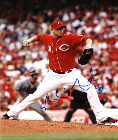 AUTOGRAPHED  photo NICK MASSET Cincinnati Reds