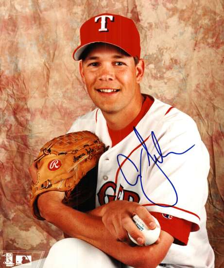 AUTOGRAPHED  photo AARON SELE Texas Rangers