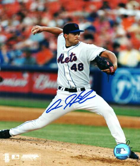 AUTOGRAPHED AARON HEILMAN New York Mets photo
