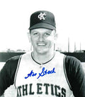 AUTOGRAPHED WES STOCK 8x10 Oakland A's Photo
