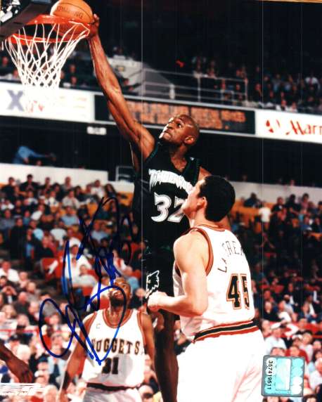 Autographed  JOE SMITH Timberwolves Photo