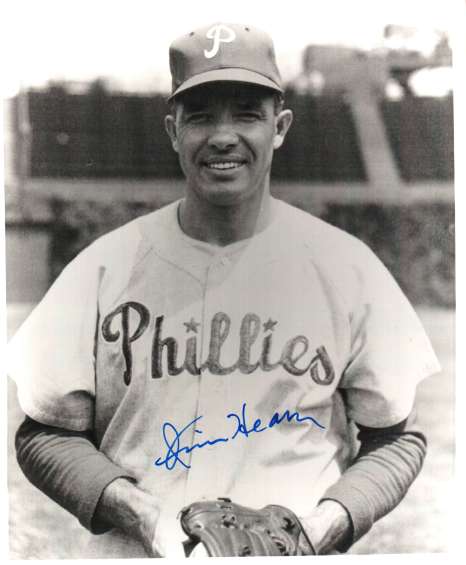 AUTOGRAPHED JIM HEARN 8x10 Philadelphia Phillies Photo