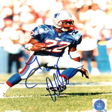 AUTOGRAPHED TERRY ALLEN New England Patriots photo