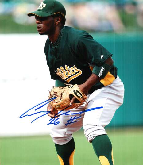 AUTOGRAPHED COREY WIMBERLY photo  -  Oakland A's