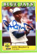 Autographed JOHN MAYBERRY UD 1970's Decade Card