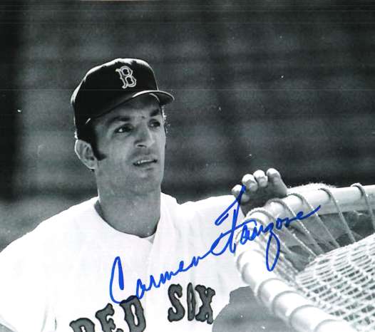 AUTOGRAPHED CARMEN FANZONE 8X10  Boston Red Sox photo