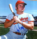 AUTOGRAPHED JEFF BURROUGHS 8x10  Washington Senators Photo