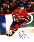 Autographed DAINIUS ZUBRUS 8x10 Montreal Canadiens Photo