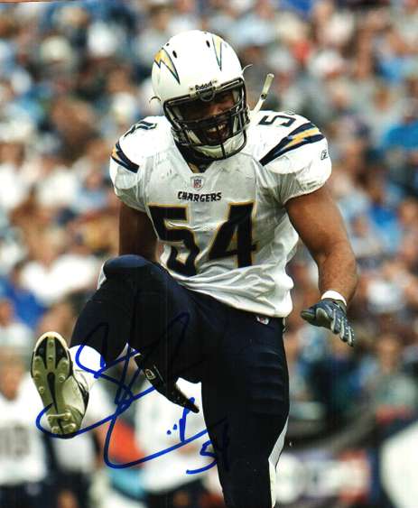 Autographed STEPHEN COOPER photo - San Diego Chargers
