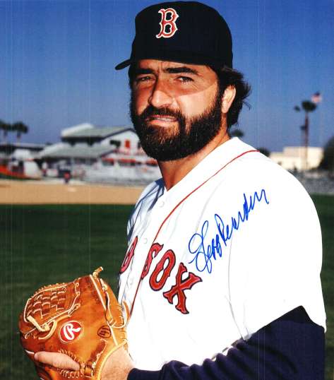AUTOGRAPHED JEFF REARDON 8X10  Boston Red Sox photo
