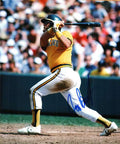 AUTOGRAPHED JEFF BURROUGHS photo  -  Oakland A's