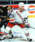 Autographed JAY WELLS 8x10 New York Rangers Photo