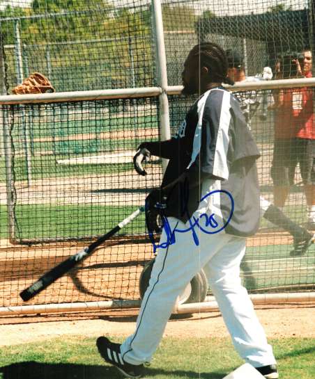 AUTOGRAPHED  photo DMITRI YOUNG Detroit Tigers