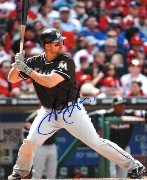 AUTOGRAPHED GABY SANCHEZ 8X10 photo Miami Marlins