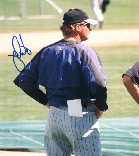 AUTOGRAPHED JAMIE QUIRK 8X10 Colorado Rockies Photo