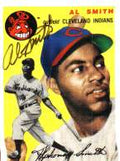 Autographed AL SMITH 1954 Topps Archive card