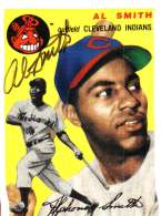 Autographed AL SMITH 1954 Topps Archive card