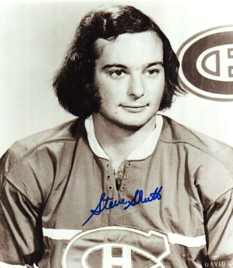 Autographed STEVE SHUTT Montreal Canadiens Photo