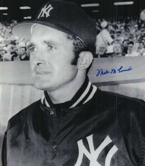 AUTOGRAPHED MIKE MCCORMICK photo  New York Yankees