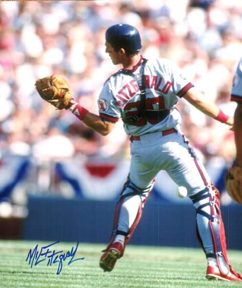 AUTOGRAPHED MIKE FITZGERALD 8X10  photo Angels