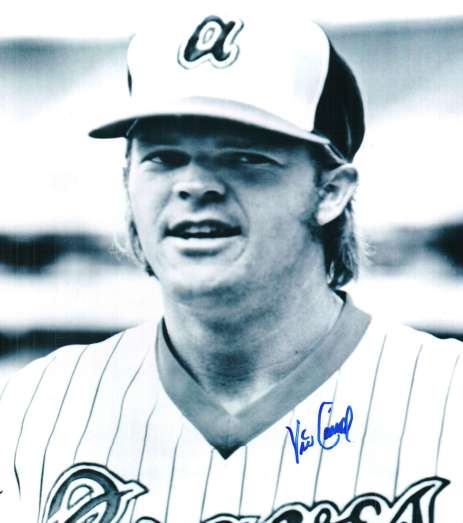 AUTOGRAPHED VIC CORRELL Atlanta Braves photo