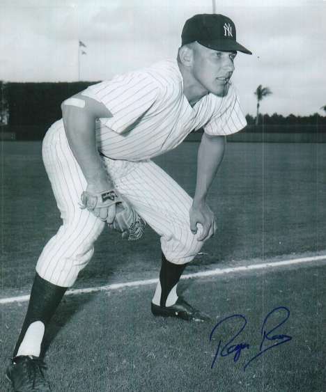 AUTOGRAPHED ROGER REPOZ photo  New York Yankees