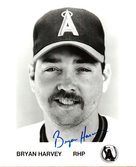AUTOGRAPHED BRYAN HARVEY 8X10  photo Angels