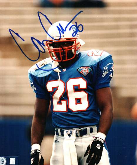 AUTOGRAPHED COREY CROOM New England Patriots photo