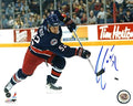 Autographed ADAM FOOTE 8x10 Blue Jackets Photo
