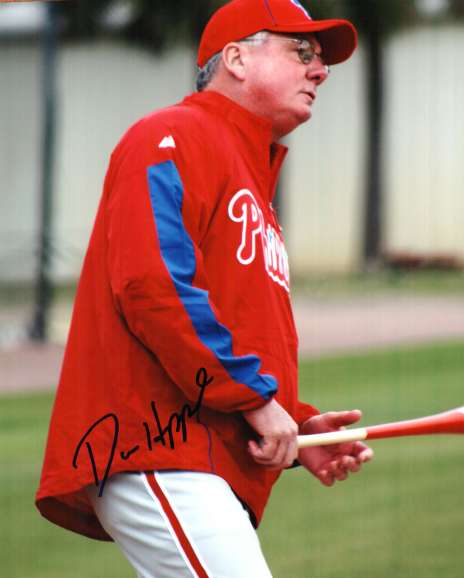 AUTOGRAPHED DAVE HUPPERT photo  Philadelphia Phillies