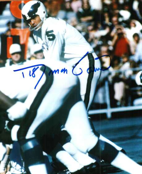 Autographed  ROMAN GABRIEL 8X10  Photo - Philadelphia Eagles