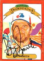 Autographed  BRYN SMITH 1990 Donruss Diamond King