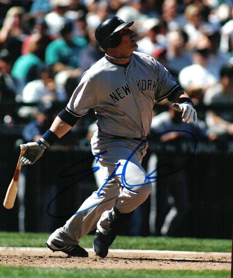 AUTOGRAPHED ERIC HINSKE photo  New York Yankees