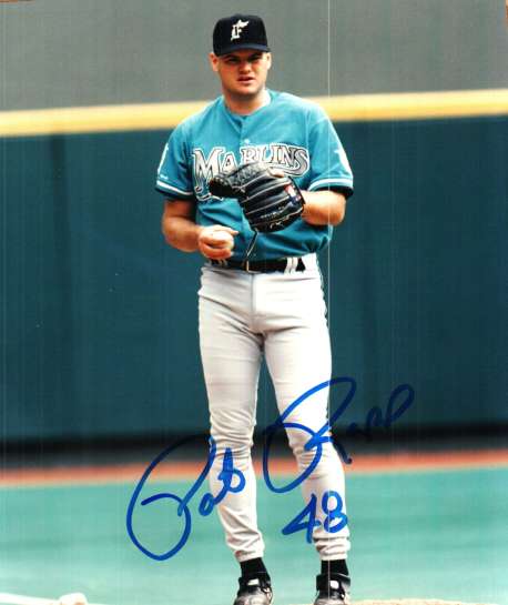 AUTOGRAPHED 8X10 photo PAT RAPP Florida Marlins
