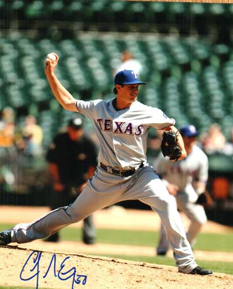 AUTOGRAPHED CODY EPPLEY 8x10 photo  Texas Rangers