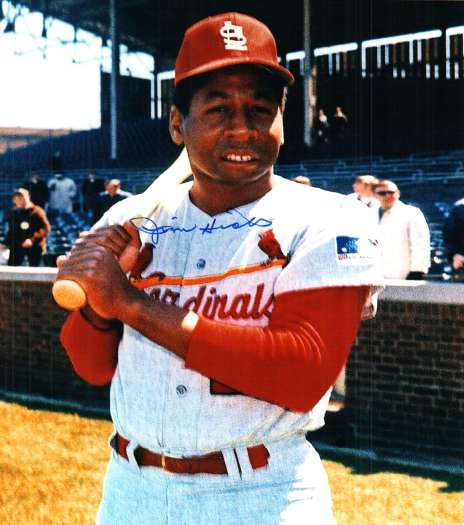 AUTOGRAPHED  JIM HICKS St. Louis Cardinals photo