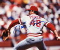 AUTOGRAPHED TED POWER 8X10 Cincinnati Reds Photo