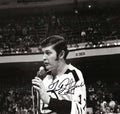 Autographed FRED STANFIELD Boston Bruins  Photo