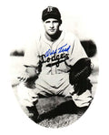 AUTOGRAPHED DICK TEED 8x10 Brooklyn Dodgers photo