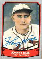 Autographed JOHNNY MIZE St. Louis Cardinals Pacific Legends Card