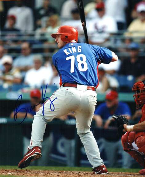 AUTOGRAPHED BRENNAN KING photo  Philadelphia Phillies