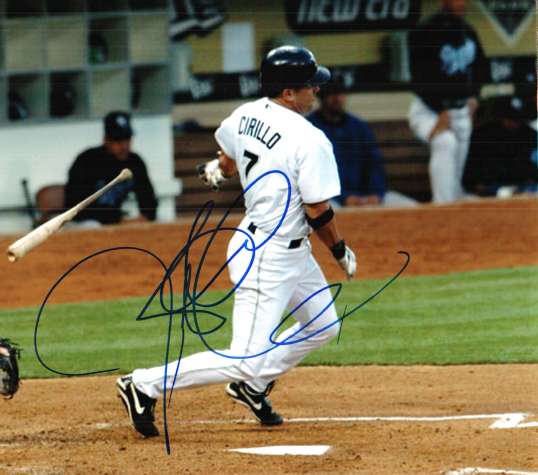 AUTOGRAPHED JEFF CIRILLO 8X10 Seattle Mariners Photo