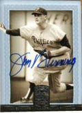 Autographed JIM BUNNING 2005 DONRUSS GREATS CARD
